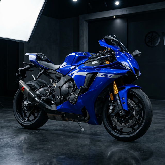 Motorcycle After Repaint
