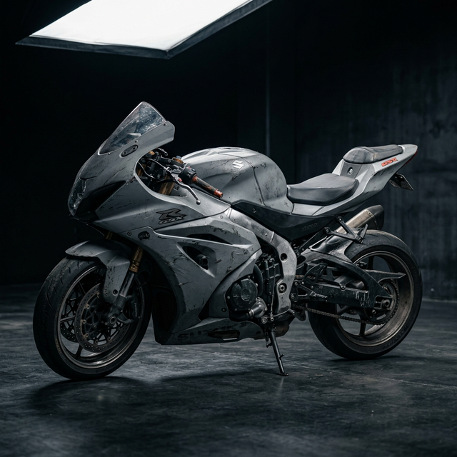 Motorcycle Before Repaint